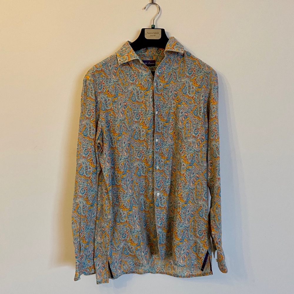🇮🇹 Ralph Lauren prime made in Italy linen shirt